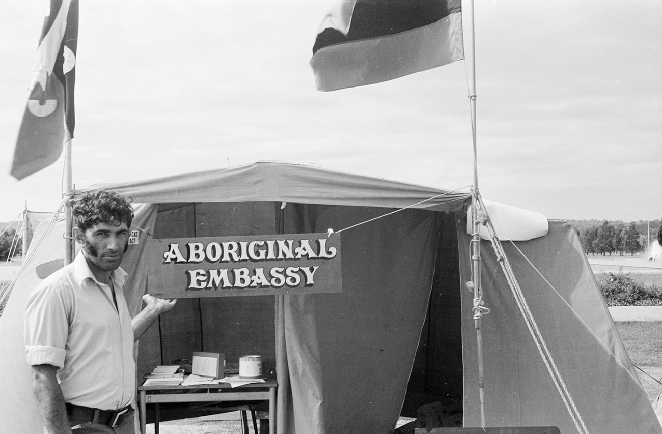 Setting up of Aboriginal Tent Embassy